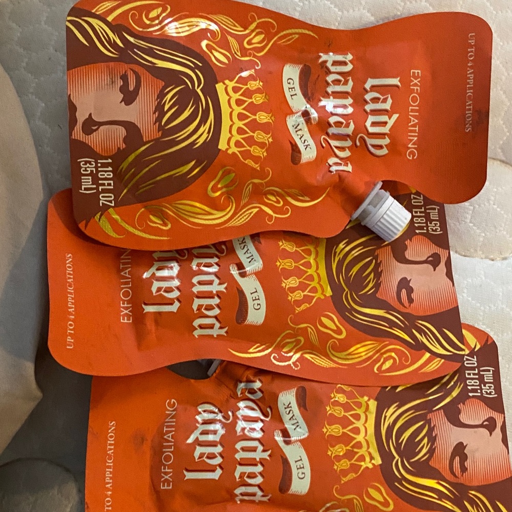 Lady Papaya Exfoliating Gel Mask - Bright Orange